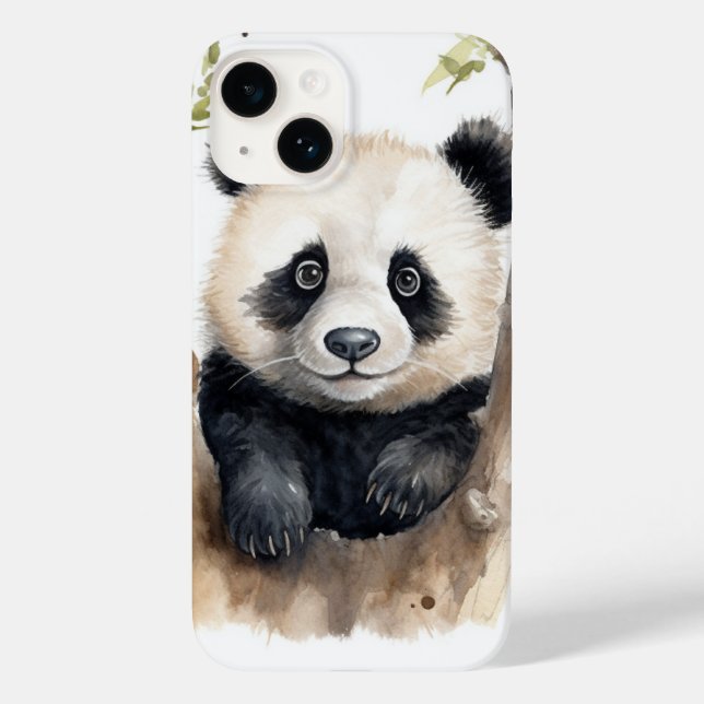 Urso Panda de Aquarela (Verso)