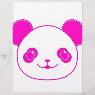 Urso Panda de Kawaii Rosa