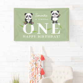 Urso Panda Fofo Kawaii Primeiro Aniversário Infant