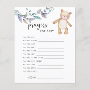 Urso pequeno - orações para bebê