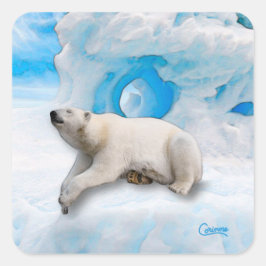 Urso Polar 1 - Etiquetas de Envelope