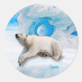 Urso Polar 1 - Etiquetas de Envelope
