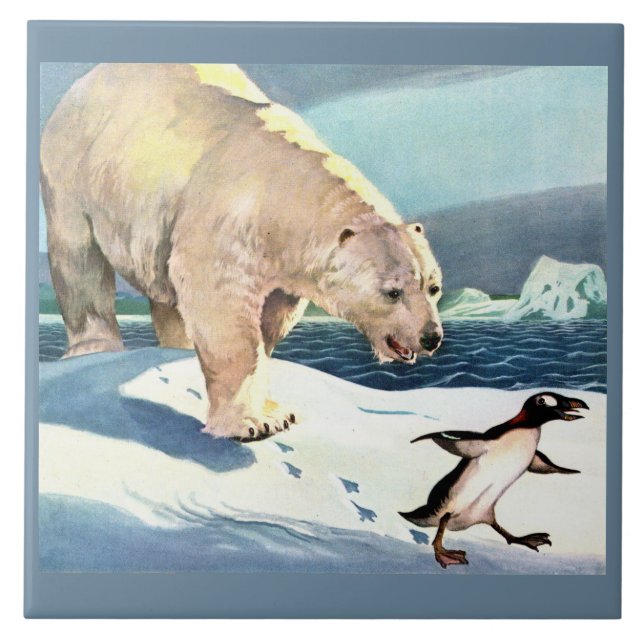 Urso polar e pinguim dos anos 40 (Frente)