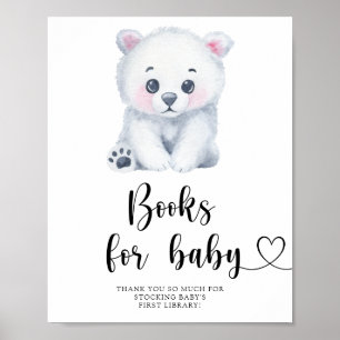 Urso polar - livros para poster de bebe