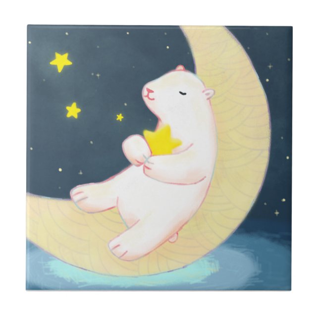 Urso Polar, Lua e Estrelas (Frente)