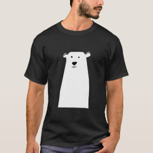 urso polar mascara camisa preta