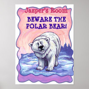 Urso polar meu poster da sala