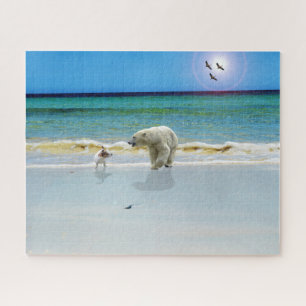 Urso Polar Na Praia, Quebra-cabeça De Varsóvia