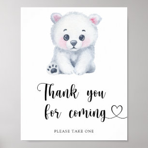 Urso Polar - Obrigado por vir Poster