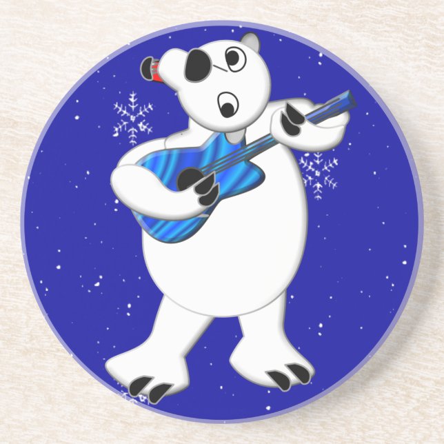 Urso Polar Rockin com Porta copos Sandstone (Frente)