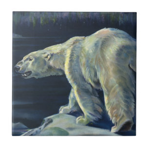 Urso Polar Vintage, Animais da Vida Marinha Ártica