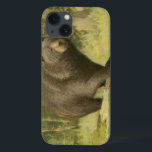 Urso Preto a Passar num Tronco de Árvore<br><div class="desc">Esta impressão de arte de Oliver Kemp ilustra um urso pardo pisando em uma árvore caída em uma floresta. As cores verdes pastéis estão se acalmando para o olho e criam uma sensação de calor agradável sobre a natureza despertar na primavera. Um excelente adicional a qualquer decoração rústica em casa!...</div>