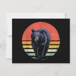 Urso Preto da Imagem Retroativa