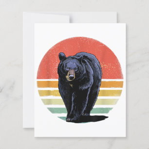 Urso Preto da Imagem Retroativa