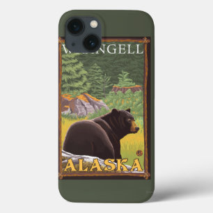 Urso preto na floresta - Wrangell, Alaska