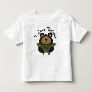 Urso que eu amo pescar o camiseta e os presentes