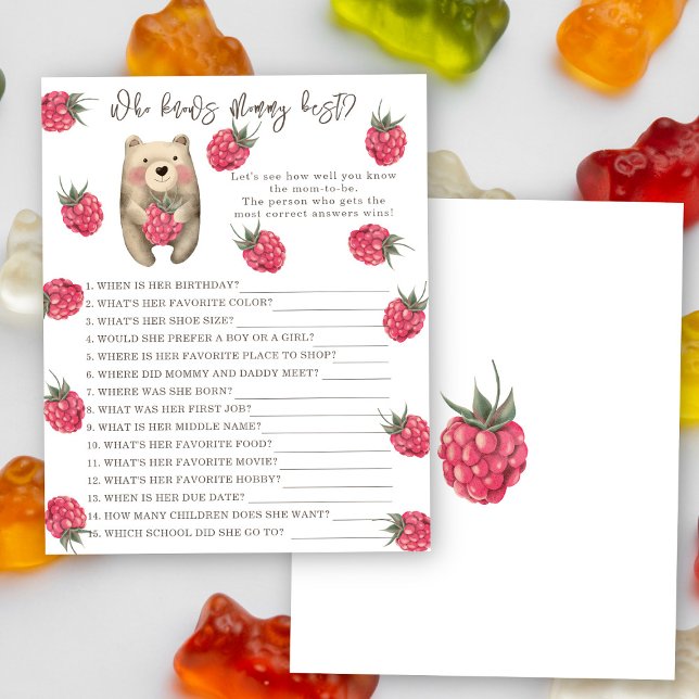 Urso - Quem conhece melhor a mamãe (Criador carregado)