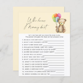 Urso - Quem conhece o melhor jogo das mamães