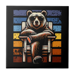 Urso Retro Legal de Óculos de Sol 70s 80s 90s Novi