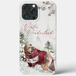 Urso Russo da Terra Maravilha de inverno em Neve