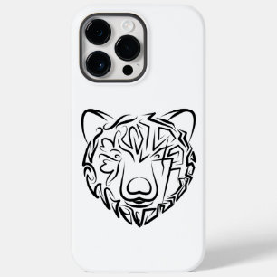 Urso Tribal Negro e Branco