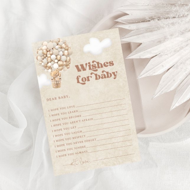 Ursos Balões Esperam Desejos para Jogo de Bebê (Criador carregado)