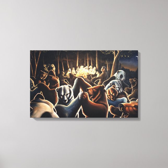 Ursos Dançantes Impressões de Arte Ursos Posters (Frente)