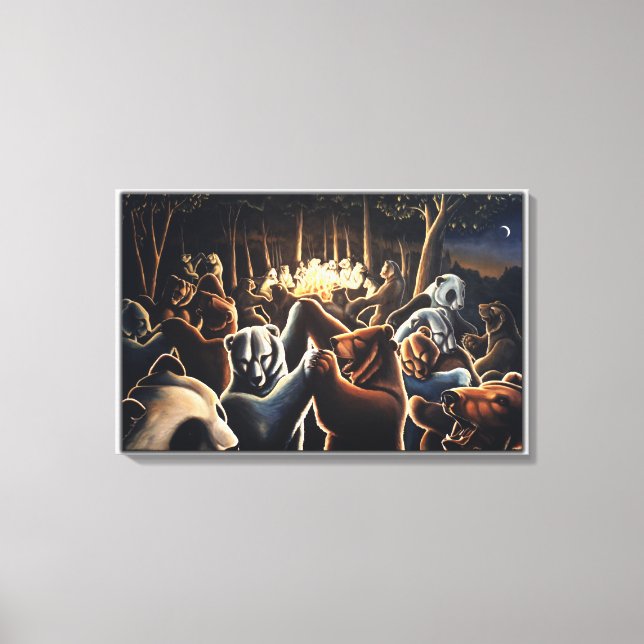 Ursos Dançantes Impressões de Arte Ursos Posters (Frente)