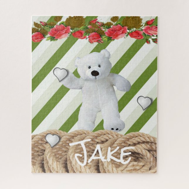 Ursos de Corda Verde quebra-cabeça (Vertical)