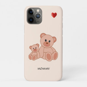 Ursos Fofos na Capinha Case-Mate para iPhone Bege