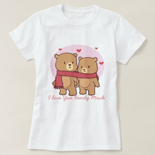 Ursos no Amor à Camisa (Frente do Design)