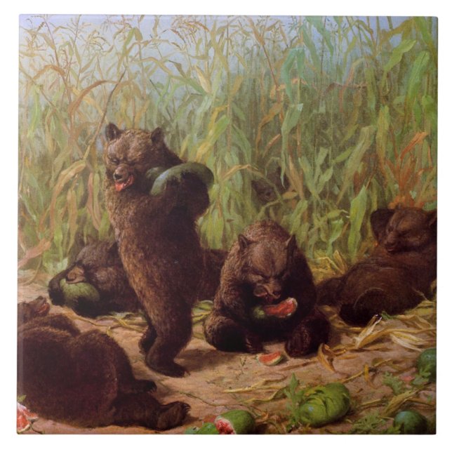 Ursos no Sistema de Melancia (por W.H. Beard) (Frente)