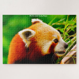 Ursos Panda Vermelhos. Quebra-Cabeça