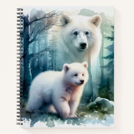 Ursos Polares De Aquarela