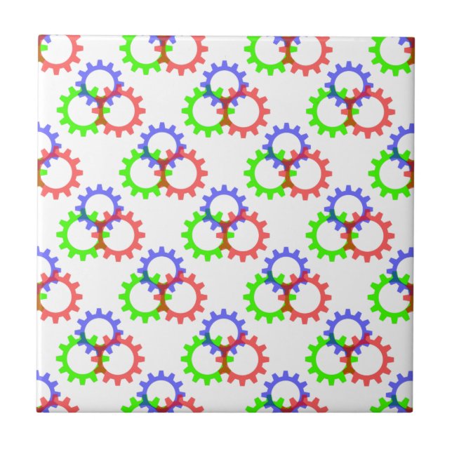 Ursos vermelhos, verdes e azuis (Frente)