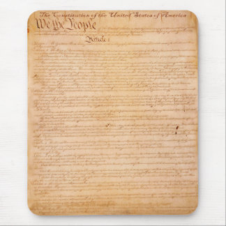 US CONSTITUTUTUTION American History Mousepad