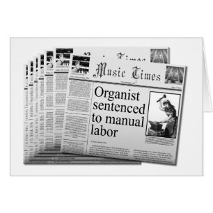 (US sp.) Cartão de vazio engraçado para os organiz