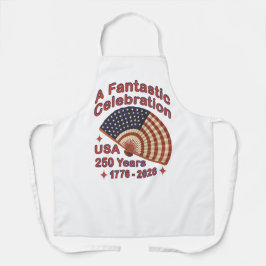 USA 250 Years Patriotic Fan Design – 1776-2026 