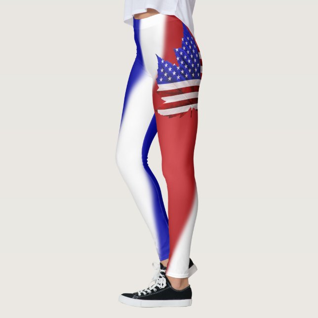 USA Canada Pants Women's USA Canada Leggings  (Esquerda)