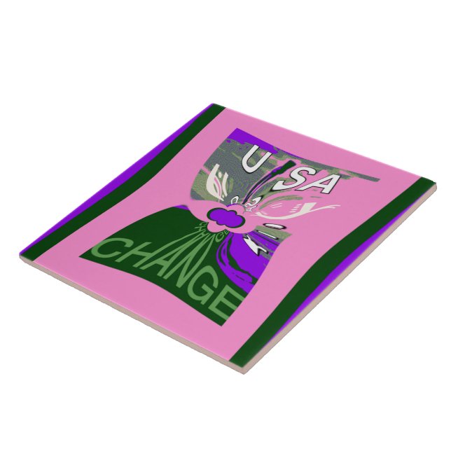 USA Change Art Impressão (Lateral)