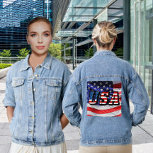 USA Cote American Flag Womens