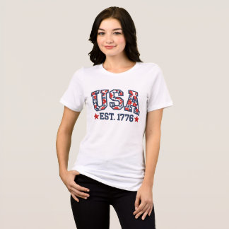 USA Est 1776 Faux Embroidery  | America 1776–2026 