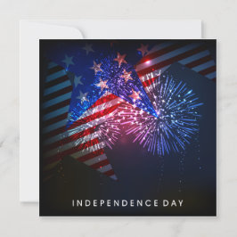 USA Fireworks & Flag 4° de julho de Convites de fe