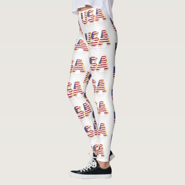 USA Leggings American Flags (Esquerda)