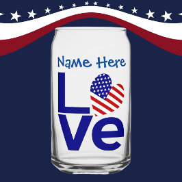 USA LOVE Azul Personalizado
