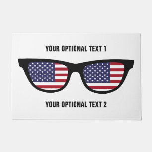 USA Shades: tapetes de porta personalizados