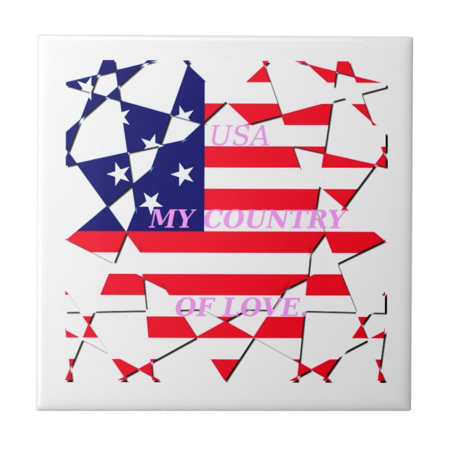 USA Star Spangled Love My Country of Love (Frente)