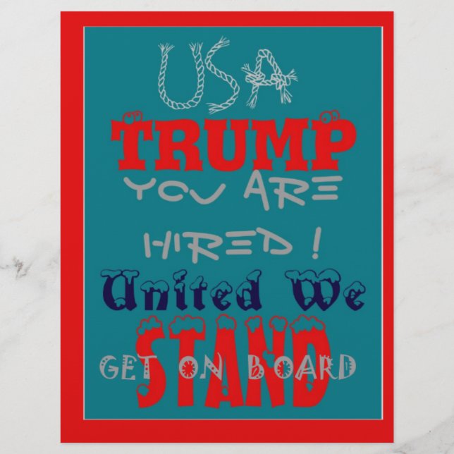 USA Trump Você Está Cansado! Unidos, Vamos! (Frente)