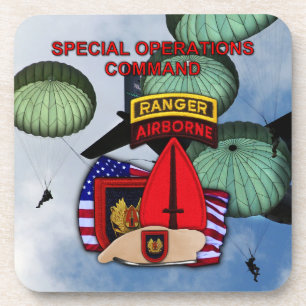 usasoc especiais ops vets patch Porta copos Cork