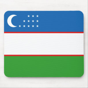 Usbequistão Flag Mousepad